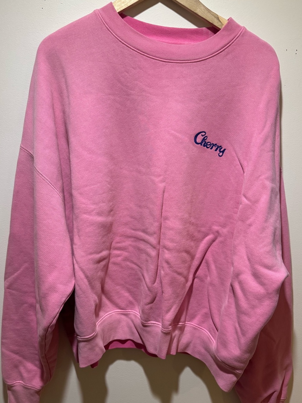 CHERRY LA Crew Neck Sweatshirt – Pink – XXL